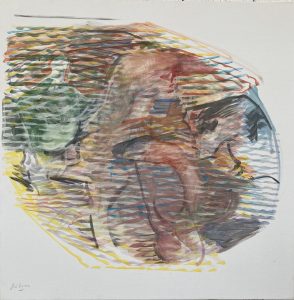 L'éconte de Lisle 2022 Óleo sobre tela 100x100cm